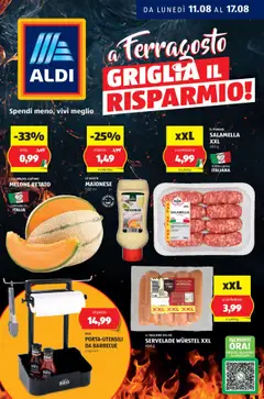 Anteprima del volantino Volantino Aldi	 valido a partire dal 11.08.2025