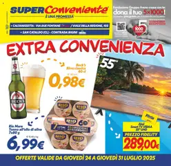 Anteprima del volantino SuperConveniente Caltanissetta/San Cataldo catalogo valido a partire dal 24.07.2025