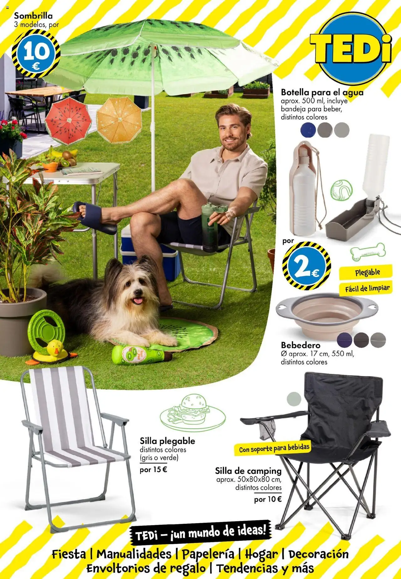 TEDi - folleto │ válido desde el 04.06.2025 | Página: 23 | Productos: console Nintendo Switch, Sombrilla, Bandeja, Silla