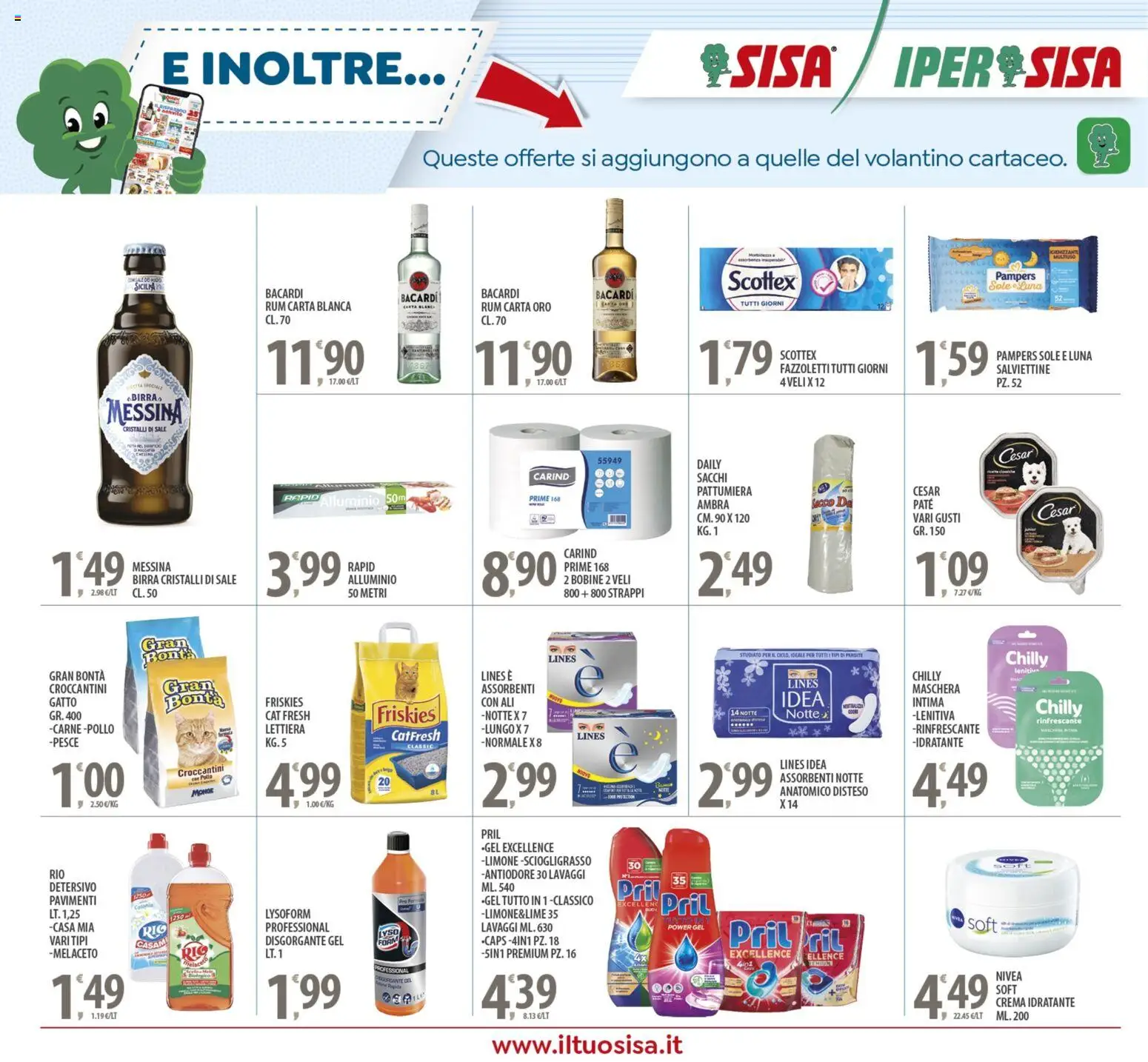 Volantino SISA del 27.12.2025 | Pagina: 20 | Prodotti: Birra, Pollo, Pesce, Rum