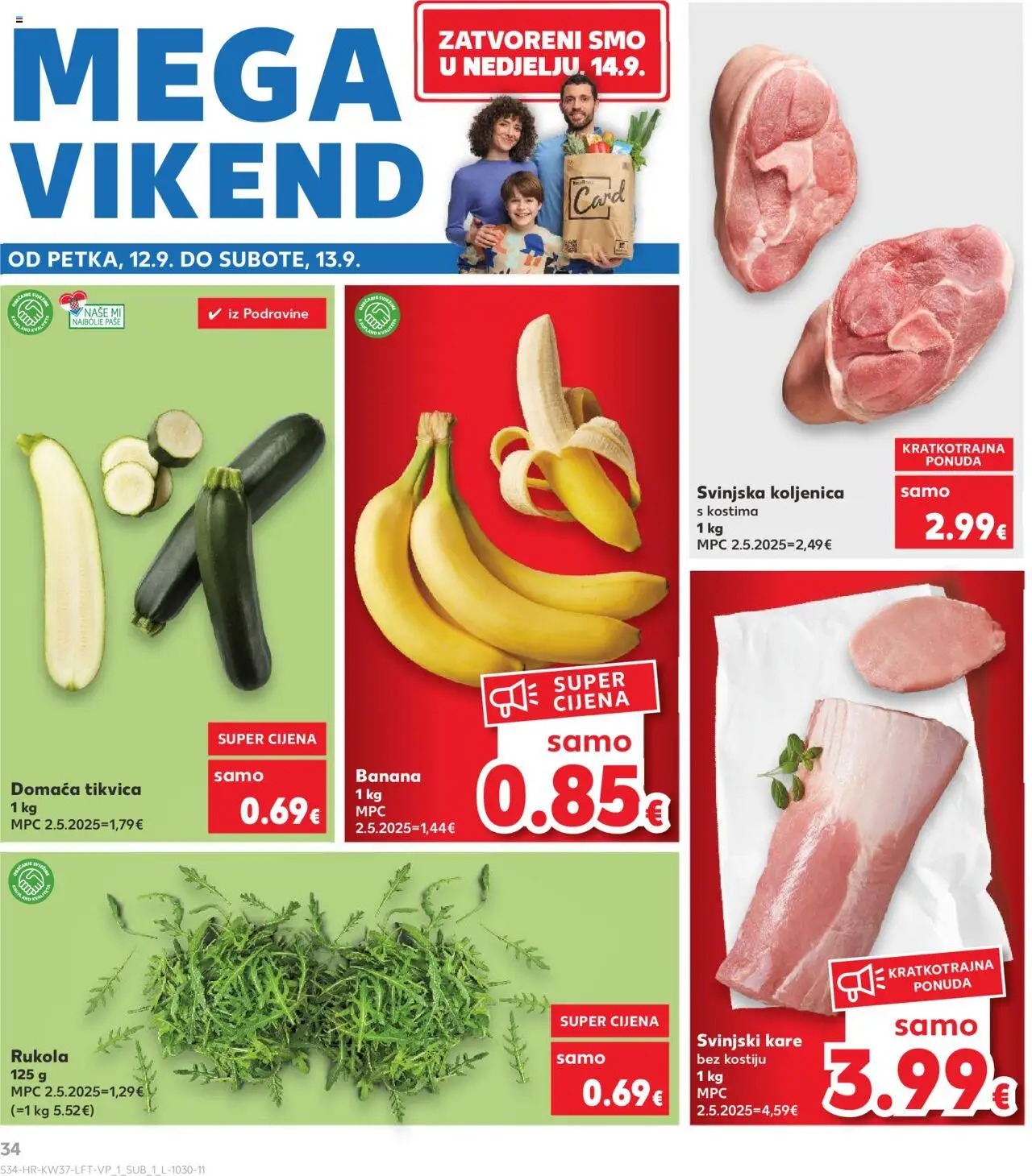 Kaufland katalog | vrijedi od 10.09.2025 | Stranica: 34 | Proizvodi: Svinjski kare