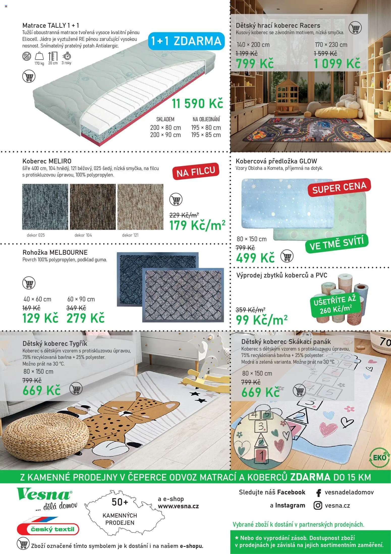 Vesna Black Friday od 12.11.2025 | Strana: 4 | Produkty: Kusový koberec, Dětský koberec, Matrace, Rohožka
