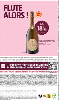 Intermarché - Prévisualisation de AOP CHAMPAGNE BRUT TRADITION DE DELAGNE ET FILS, 75 cl valide à partir de 24.03.2026 | Page: 16