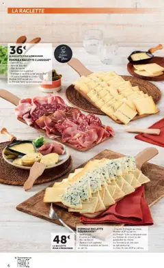 Super U - Prévisualisation de Super U - La carte Automne Hiver valide à partir de 07.10.2025 | Page: 6 | Produits: Fromage à raclette, Raclette, Lait, Porc