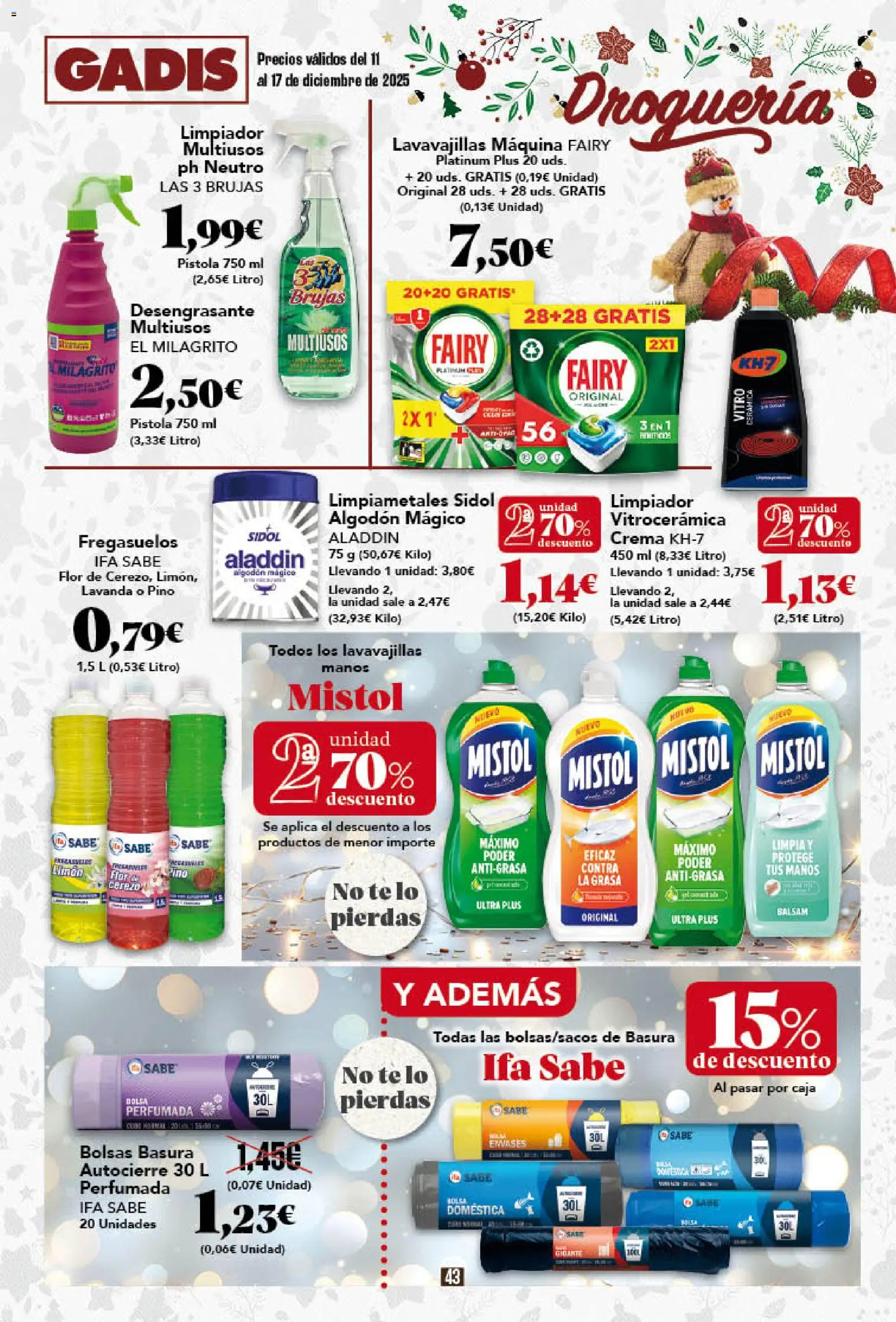 Gadis - folleto │ válido desde el 11.12.2025 | Página: 43 | Productos: Crema, Té, Bolsa, Caja