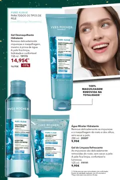 Pré-visualização Gel de Limpeza Refrescante, As impurezas são delicadamente removidas do rosto, sem secar a pele. A pele fica limpa, confortável e luminosa. 125 ml válido de 30.11.2025 | Página: 26