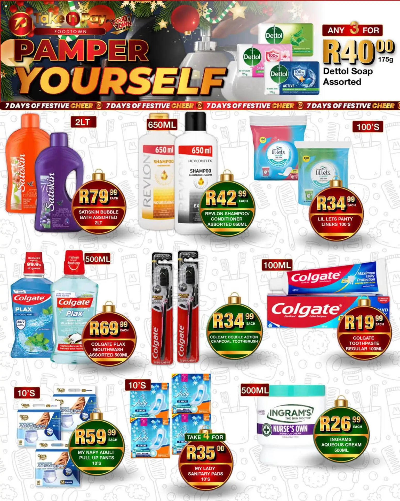 New Take n Pay catalogue – valid from 18.12.2025 | Page: 24 | Products: Pants, Conditioner, Toothpaste, Mouthwash