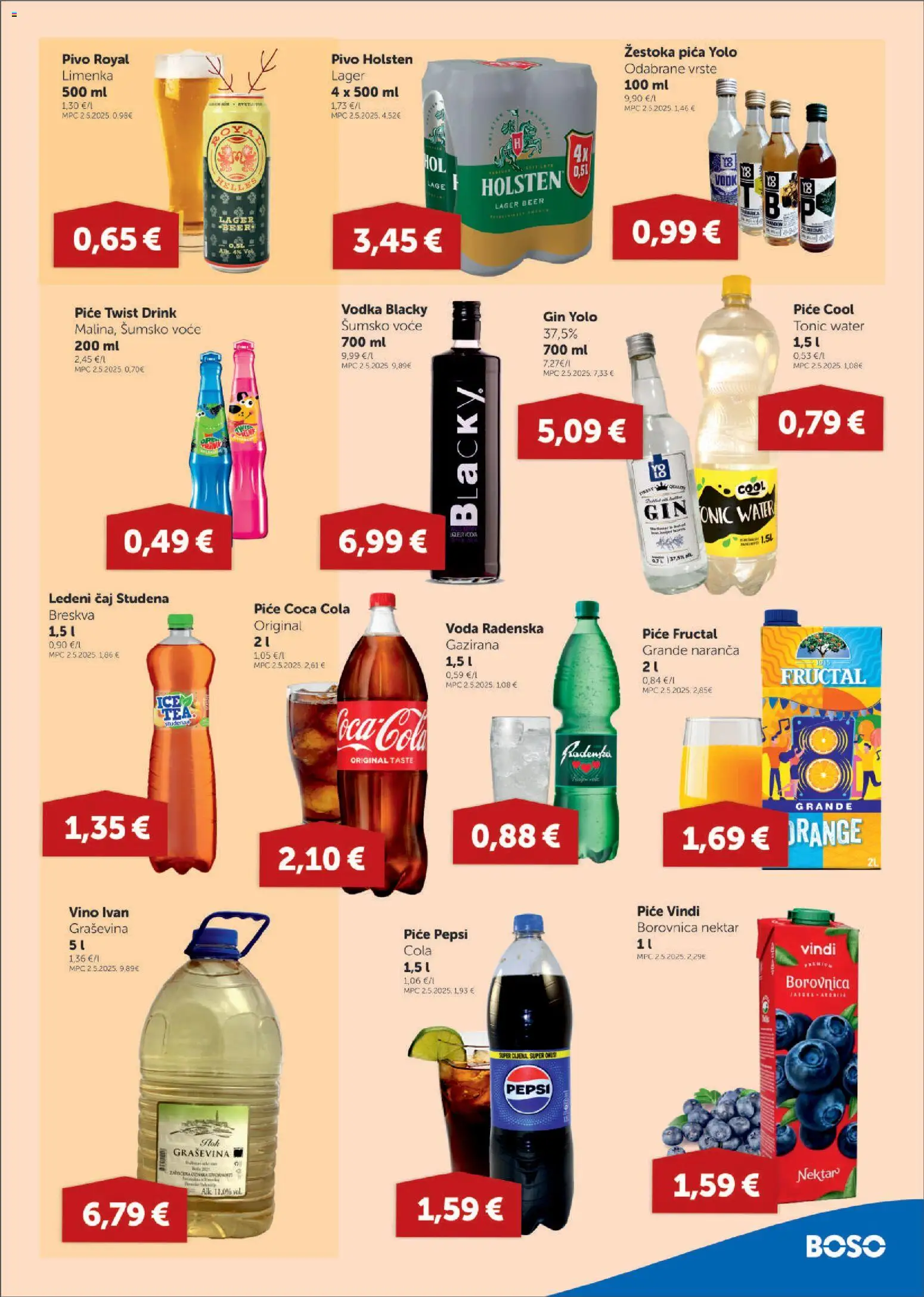 Boso katalog | vrijedi od 04.12.2025 | Stranica: 11 | Proizvodi: Radenska, Vino, Borovnica, Vodka