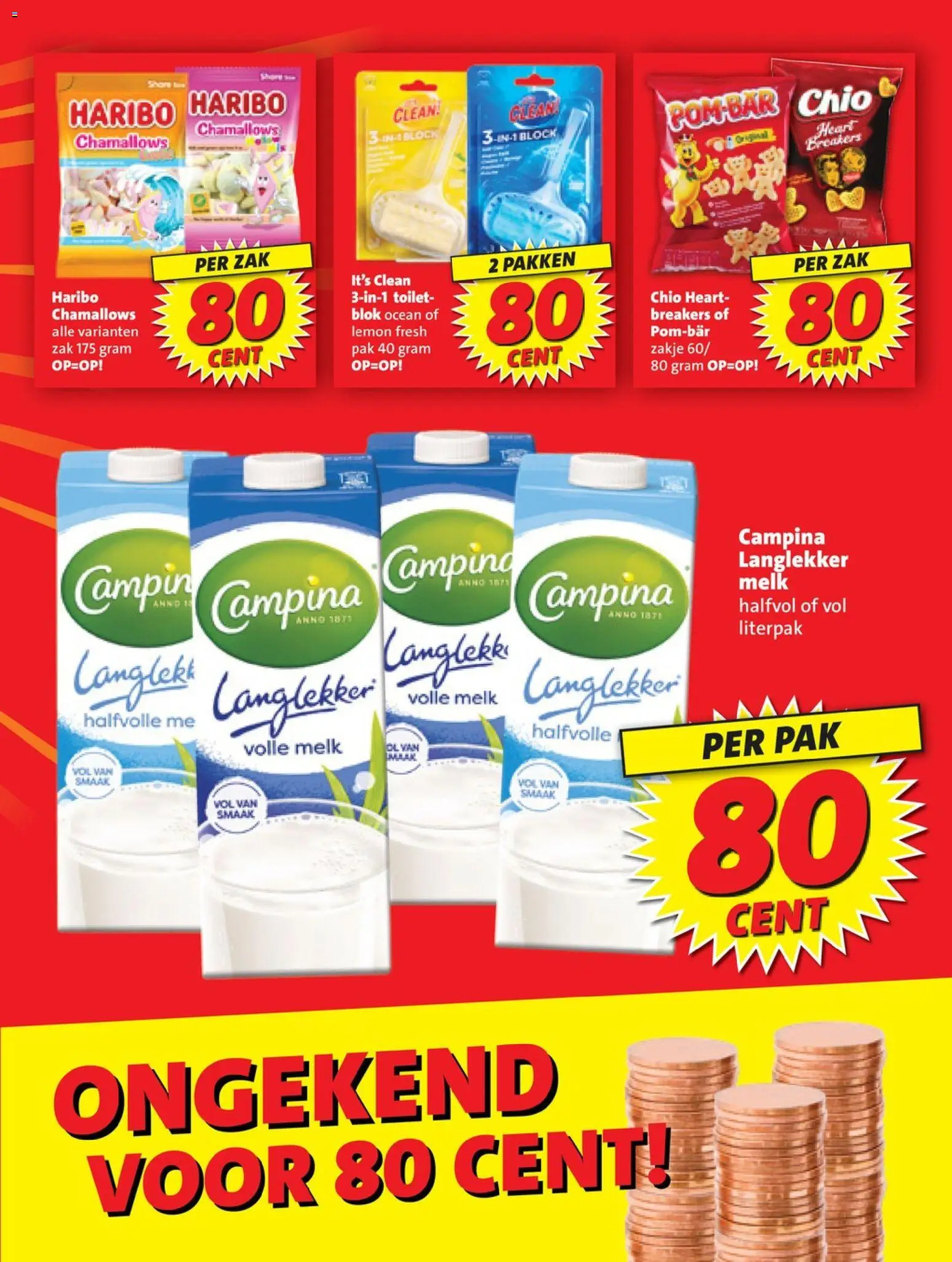 {H1} | Pagina: 13 | Producten: Melk, Volle melk, Zak, Toilet