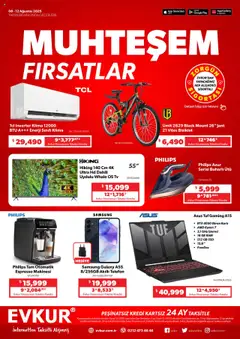 08.08.2025 tarihinden itibaren geçerli olan Evkur kataloğu önizlemesi