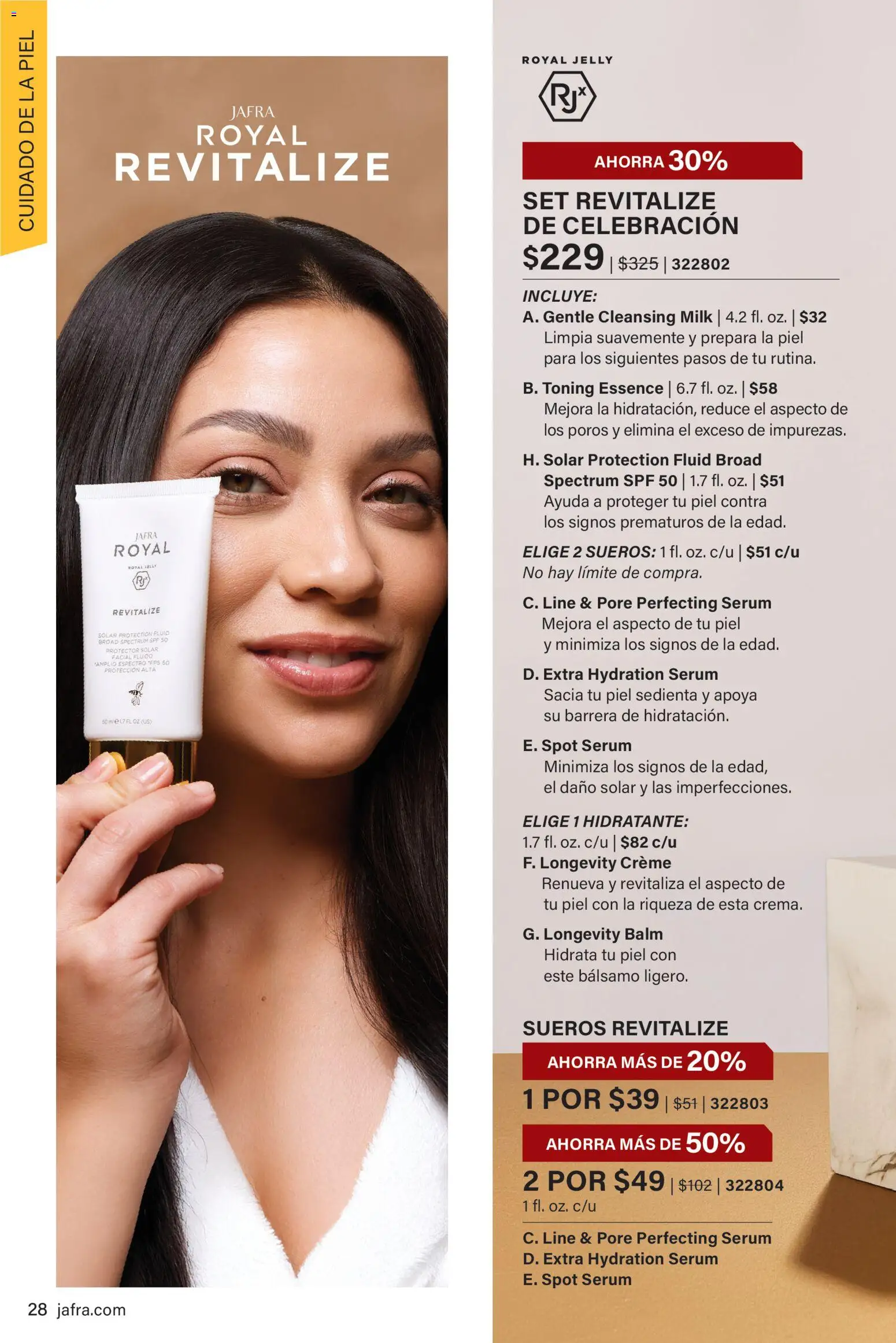 JAFRA folleto │ válido desde el 01.12.2025 | Página: 28 | Productos: Protector solar, Sérum