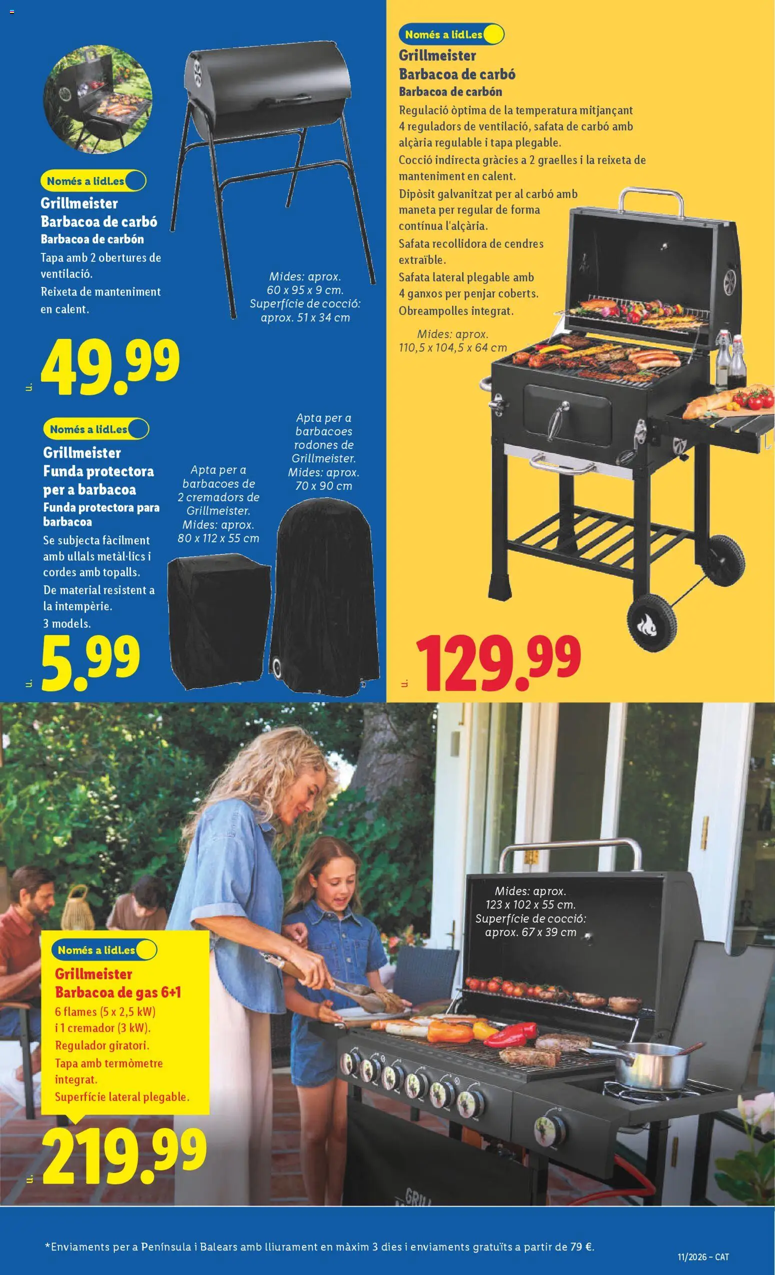 Lidl folleto de bazar │ válido desde el 09.03.2026 | Página: 5 | Productos: Funda, Barbacoa