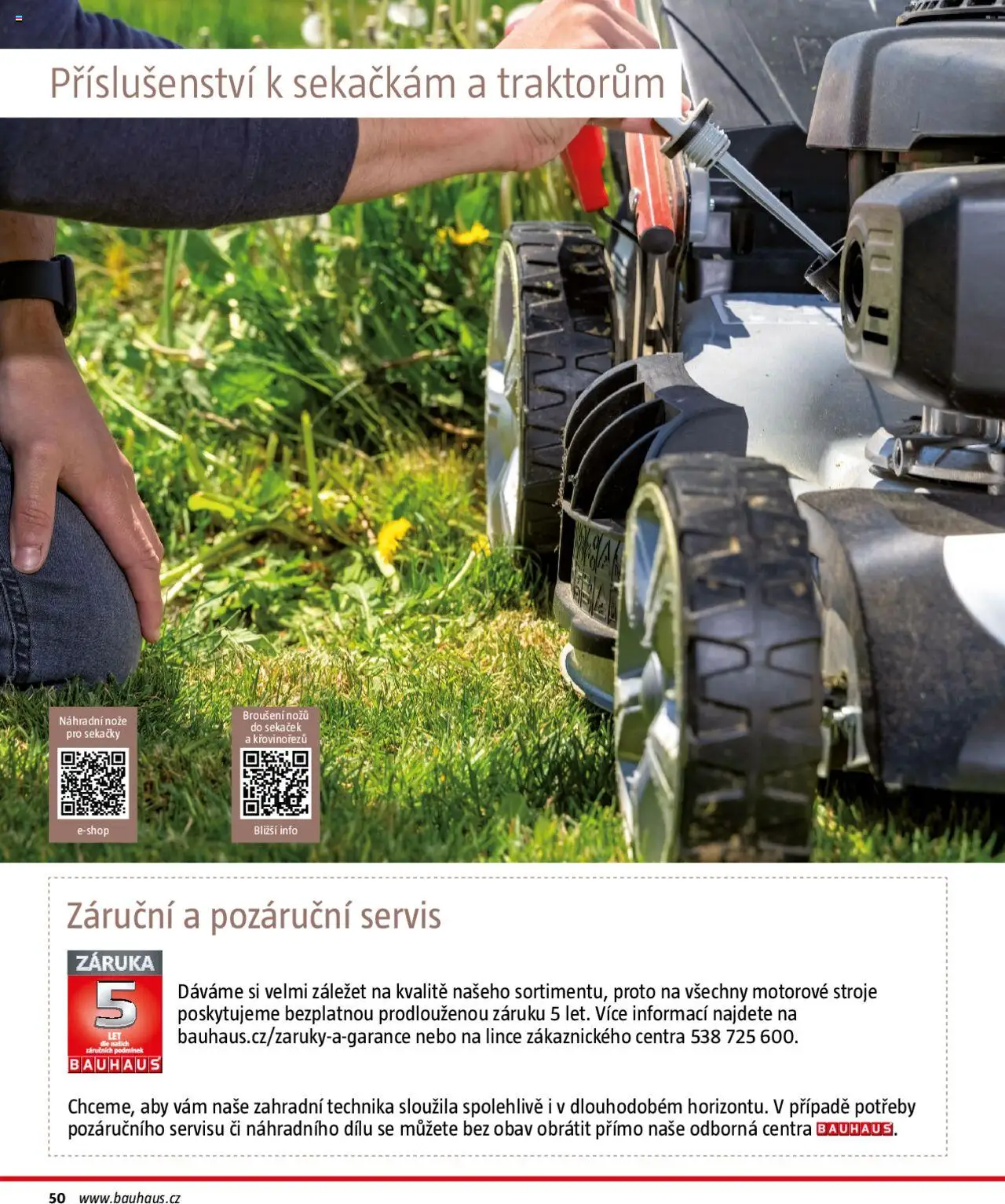 Bauhaus katalog Zahradní technika od 01.04.2025 | Strana: 50 | Produkty: Nože, Sekáček