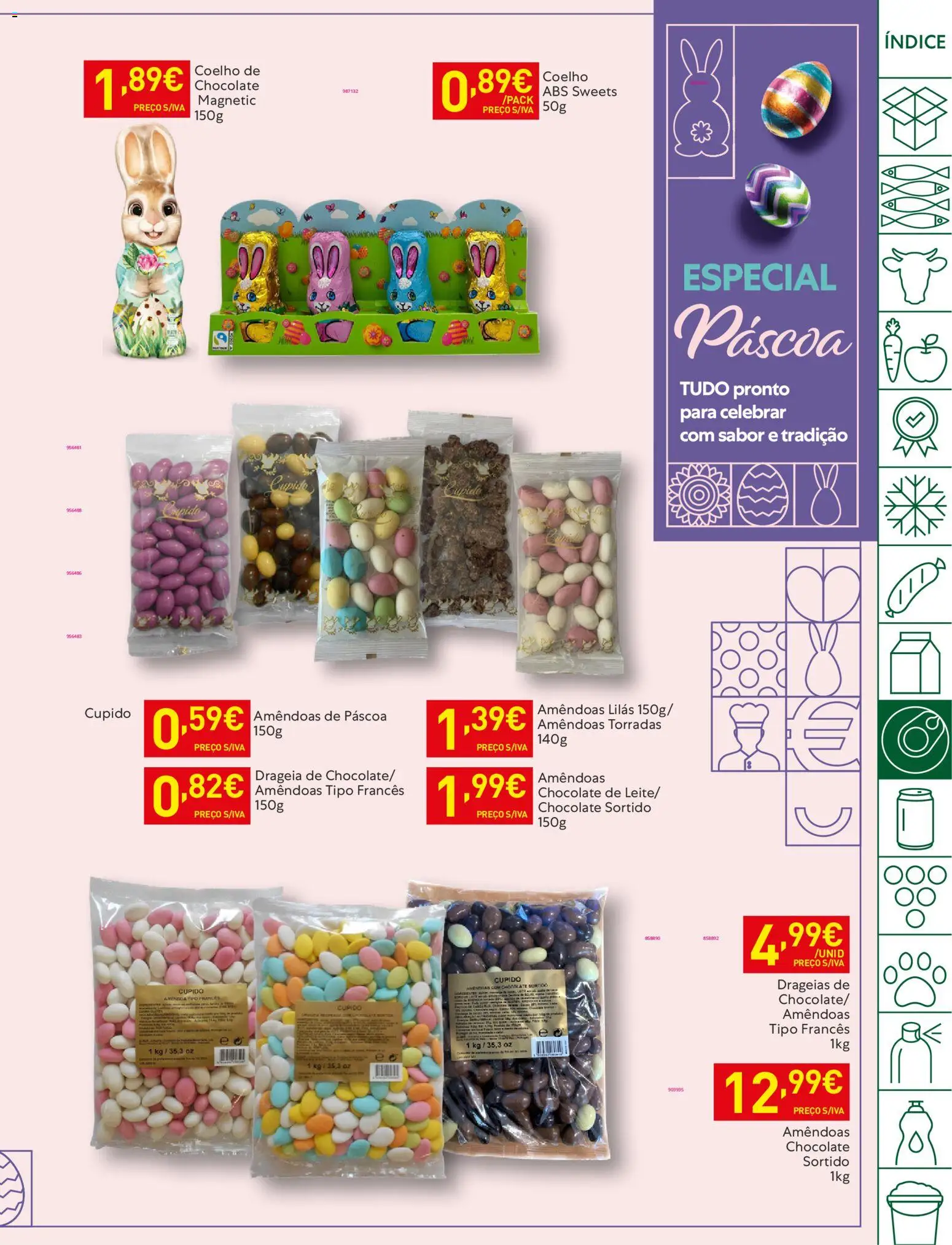 Recheio folheto │ válido de 10.03.2026 | Página: 37 | Produtos: Amêndoas, Chocolate, Coelho