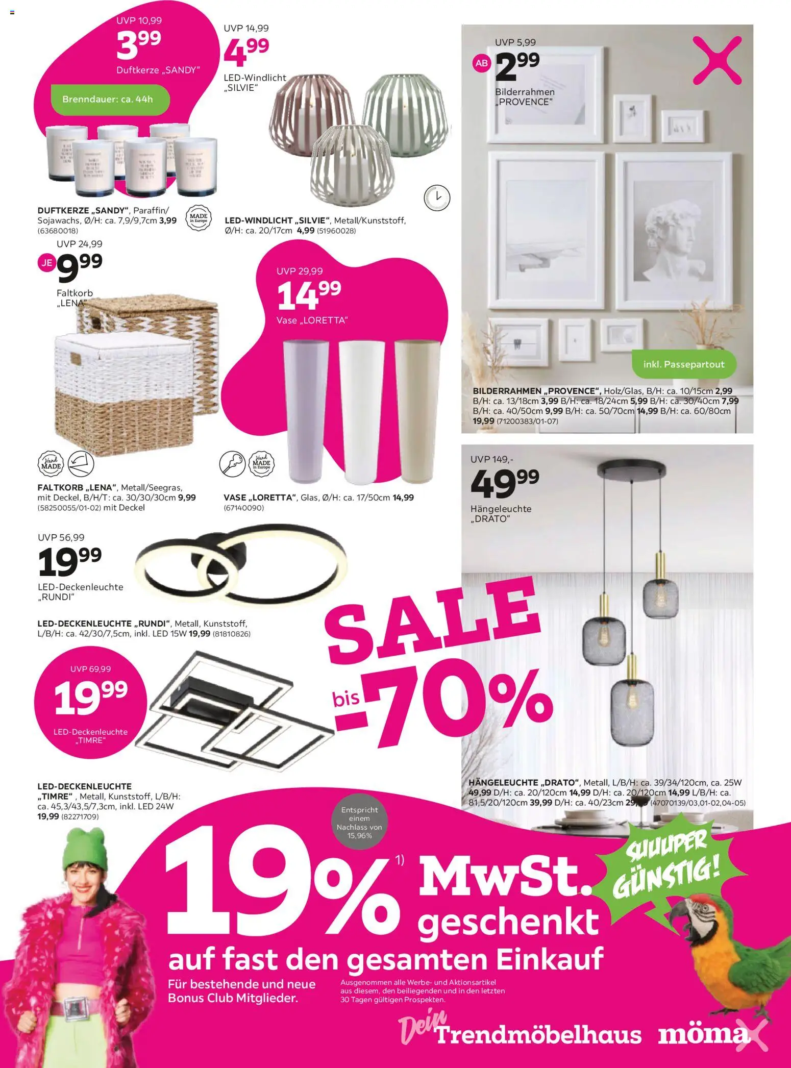 Mömax Prospekt 	 – gültig ab 02.01.2026 | Seite: 9 | Produkte: Vase, Bilderrahmen