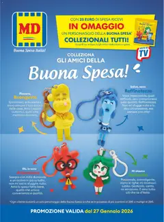 Anteprima del volantino MD Discount Sassari catalogo valido a partire dal 27.01.2026