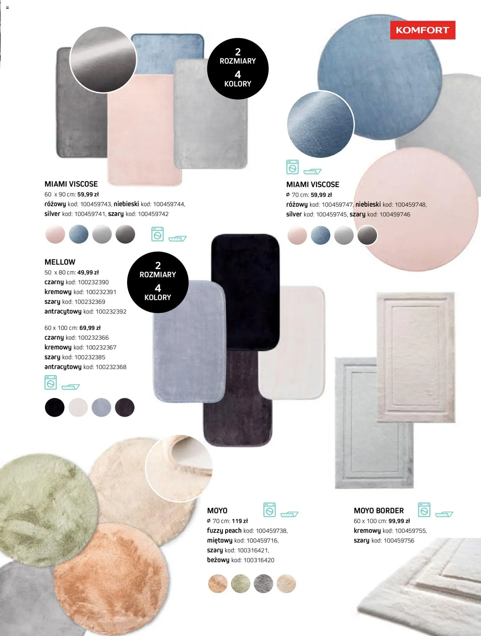 Komfort gazetka - Katalog dywanów od 17.03.2026 | Strona: 99