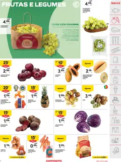 Pré-visualização BATATA BRANCA CONTINENTE EMB.: 3 KG, Batata branca continente válido de 20.01.2026 | Página: 7 | Produtos: Batata, Maça, Melão, Uvas