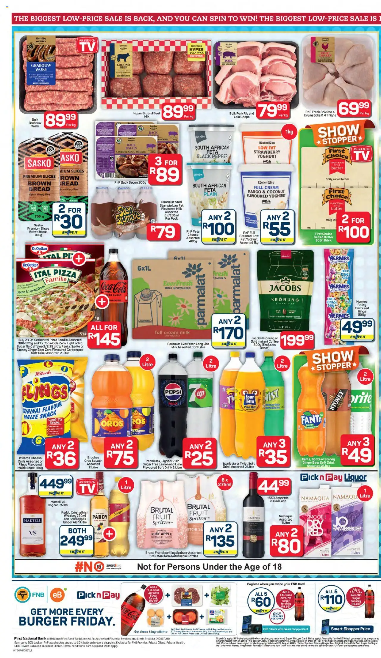 Pick n Pay KwaZulu-Natal - Hyper Specials │ valid from 11.08.2025 | Page: 2 | Products: Squash, Chicken, Pork, Lettuce