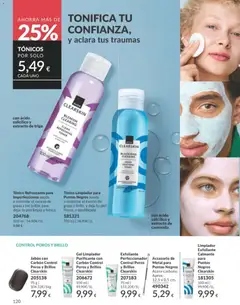 Vista previa Exfoliante Perfeccionador Control Poros y Brillos Clearskin, Exfoliante Perfeccionador Control Poros y Brillos válido desde el 01.03.2026 | Página: 138 | Productos: Jabón, Gel exfoliante, Γαύρος, Toner