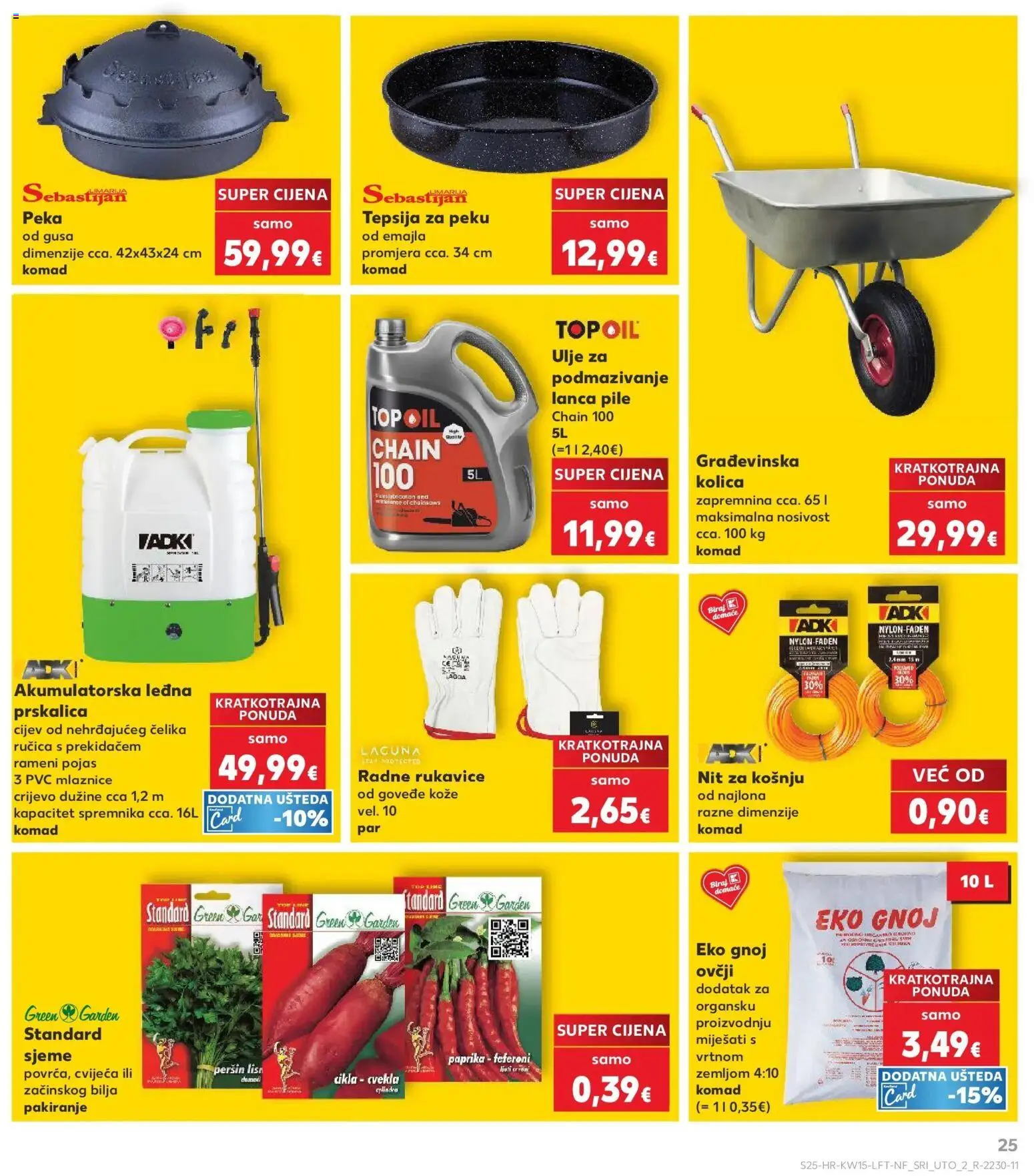 Kaufland katalog | vrijedi od 08.04.2026 | Stranica: 25 | Proizvodi: Paprika, Rukavice, Pojas, Peršin