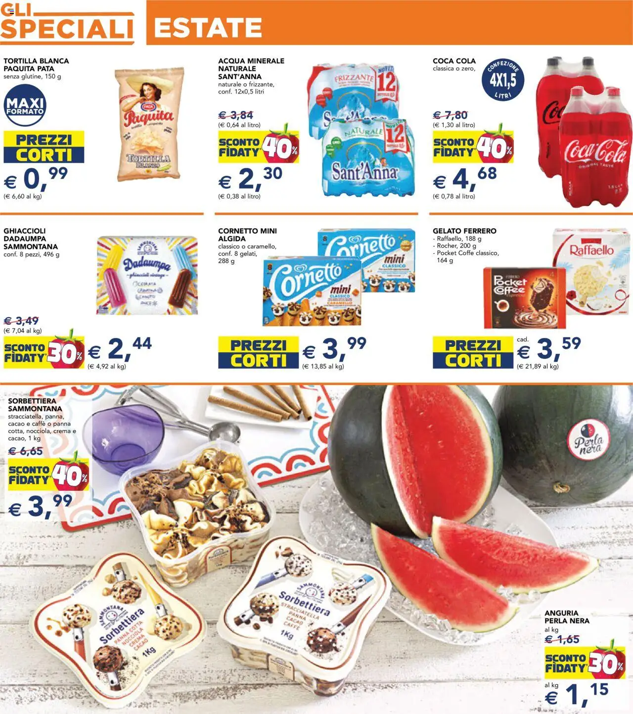Volantino Esselunga S del 31.07.2025 | Pagina: 3 | Prodotti: Crema, Caffè, Cornetto, Panna