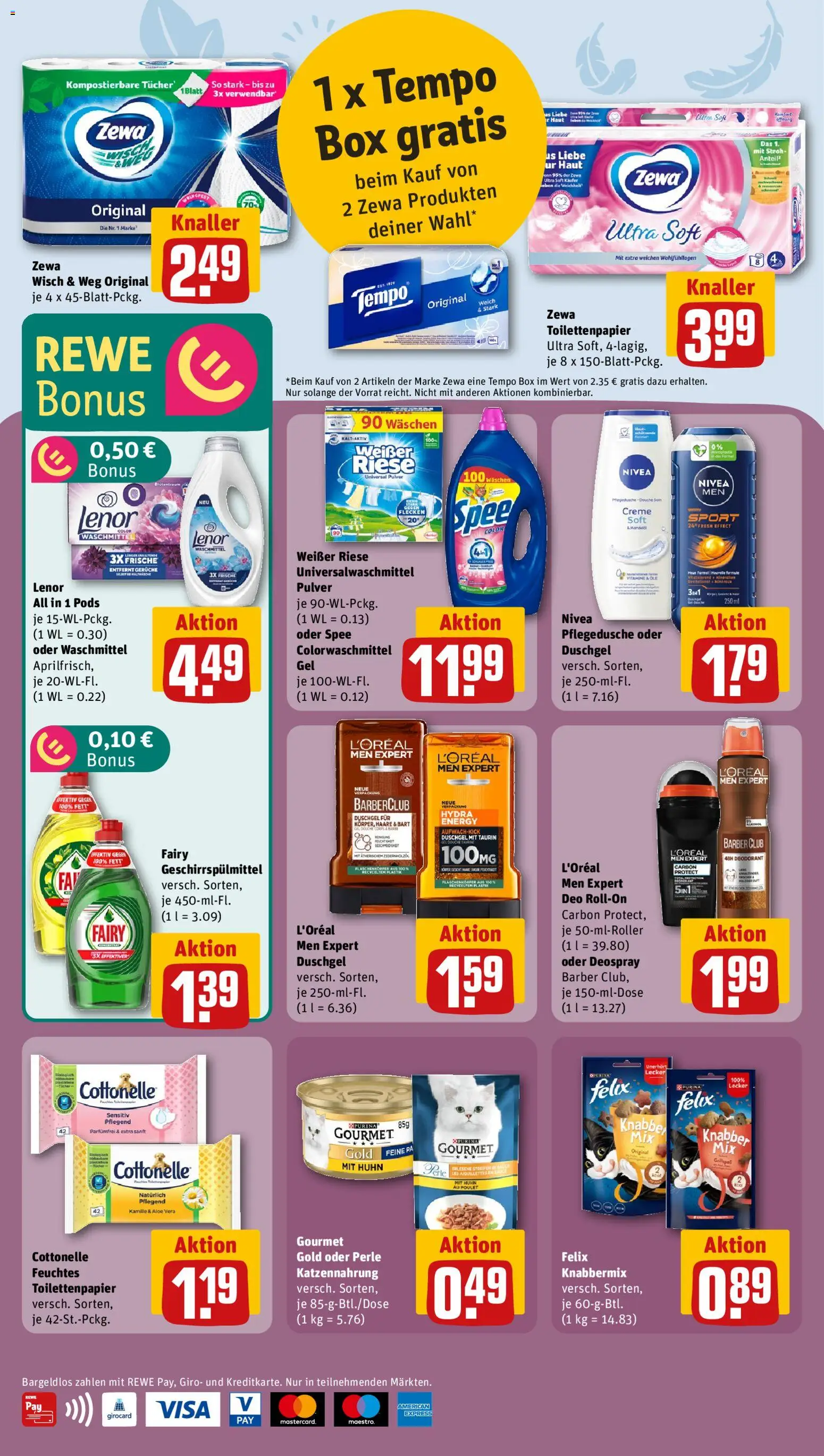 Rewe ihr Kaufpark Prospekt 	 – gültig ab 19.01.2026 | Seite: 26 | Produkte: Creme, Geschirrspülmittel, Deospray, Toilettenpapier