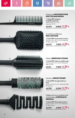 Oriflame katalog | vrijedi od 03.08.2025 | Stranica: 10 | Proizvodi: Četka, Četka za kosu