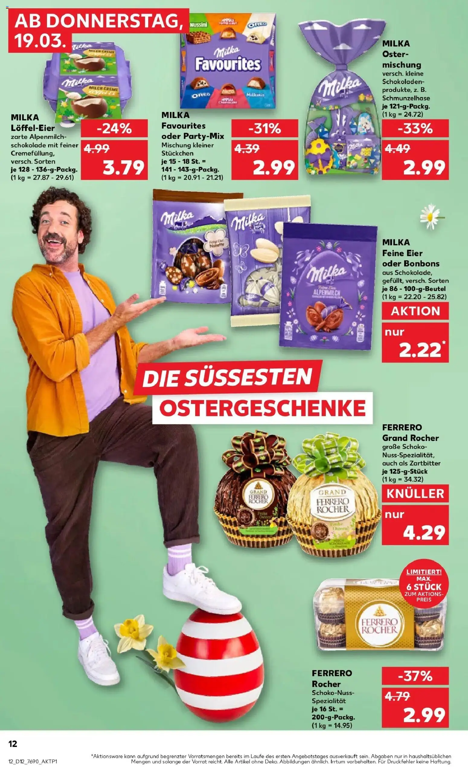 Kaufland Prospekt Landsberg Am Lech	 – gültig ab 16.03.2026 | Seite: 24 | Produkte: Ferrero rocher, Milch, Schokolade, Milka