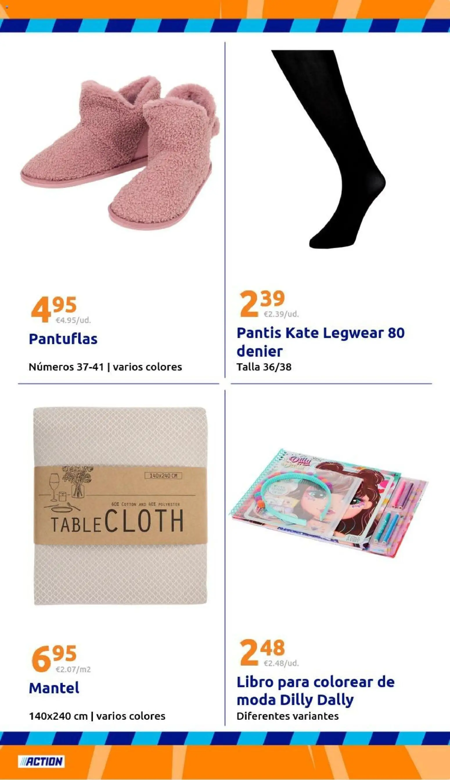 Action - Action ES week 5 2026 │ válido desde el 21.01.2026 | Página: 27 | Productos: Mantel, Pantuflas