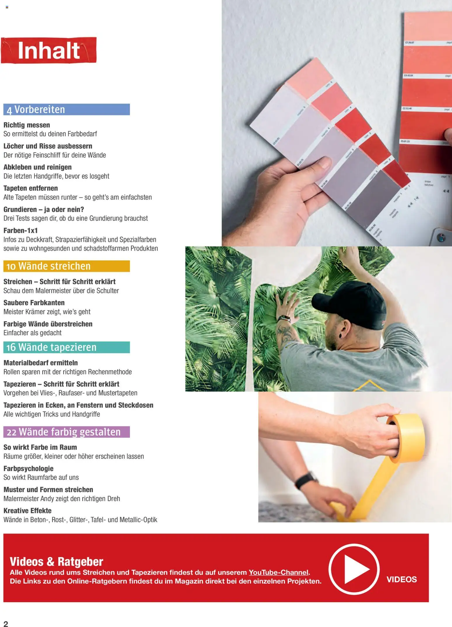 Toom Baumarkt Wände streichen und tapezieren – gültig ab 01.01.2026 | Seite: 2