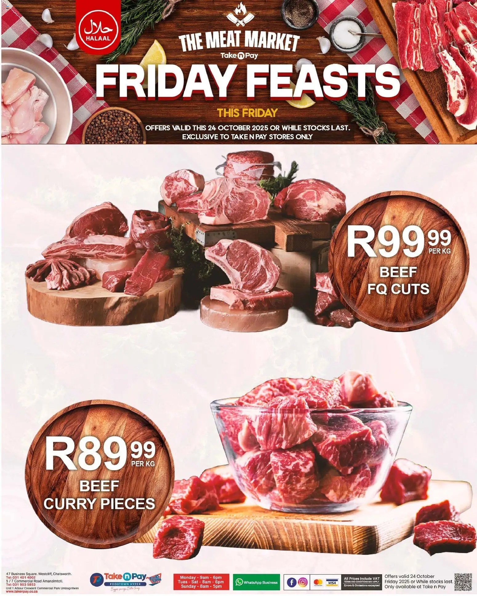 New Take n Pay catalogue – valid from 24.10.2025 | Page: 3 | Products: Beef