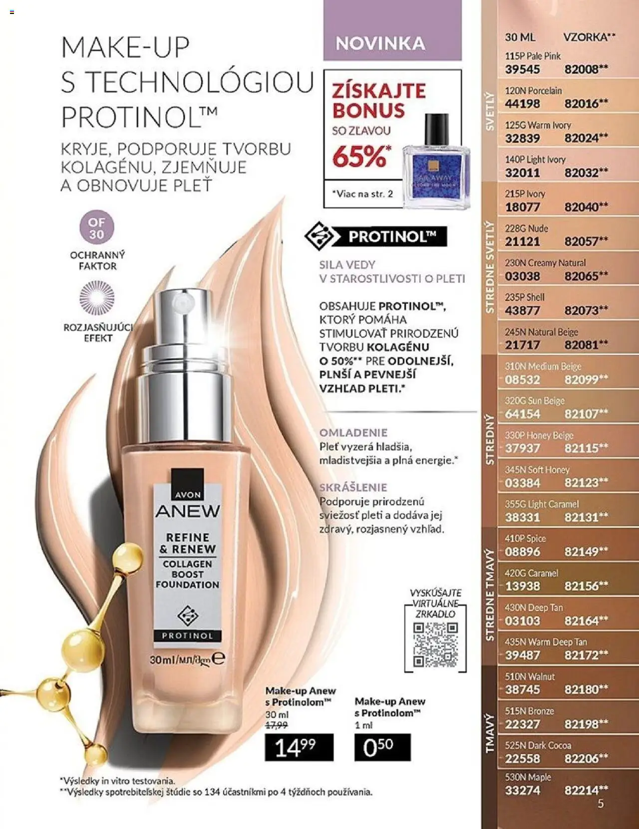 Nové Avon akcie – leták je platný od 01.10.2025 | Strana: 5 | Produkty: Zrkadlo