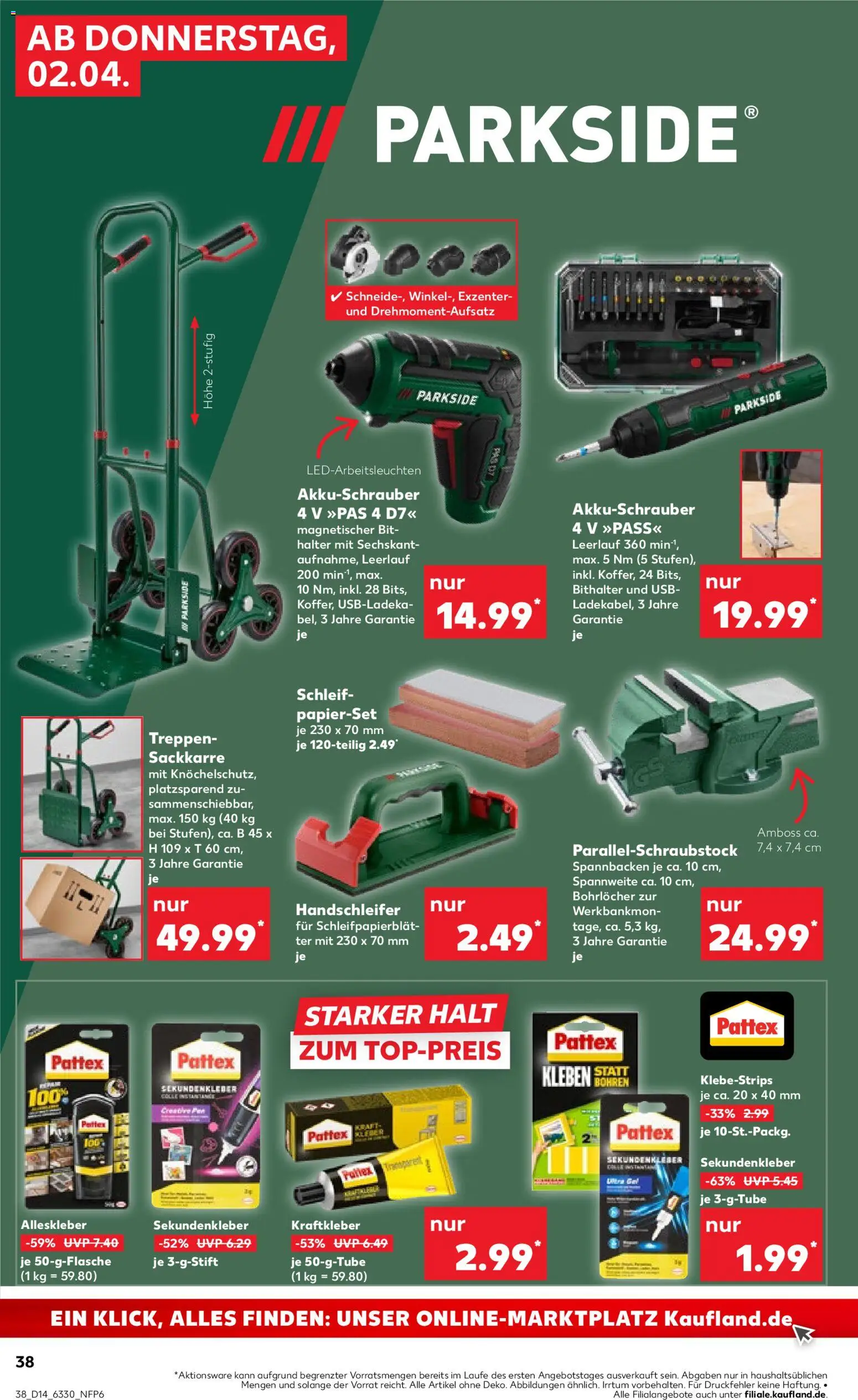 Kaufland Prospekt Kiel	 – gültig ab 02.04.2026 | Seite: 40 | Produkte: USB, Akkuschrauber