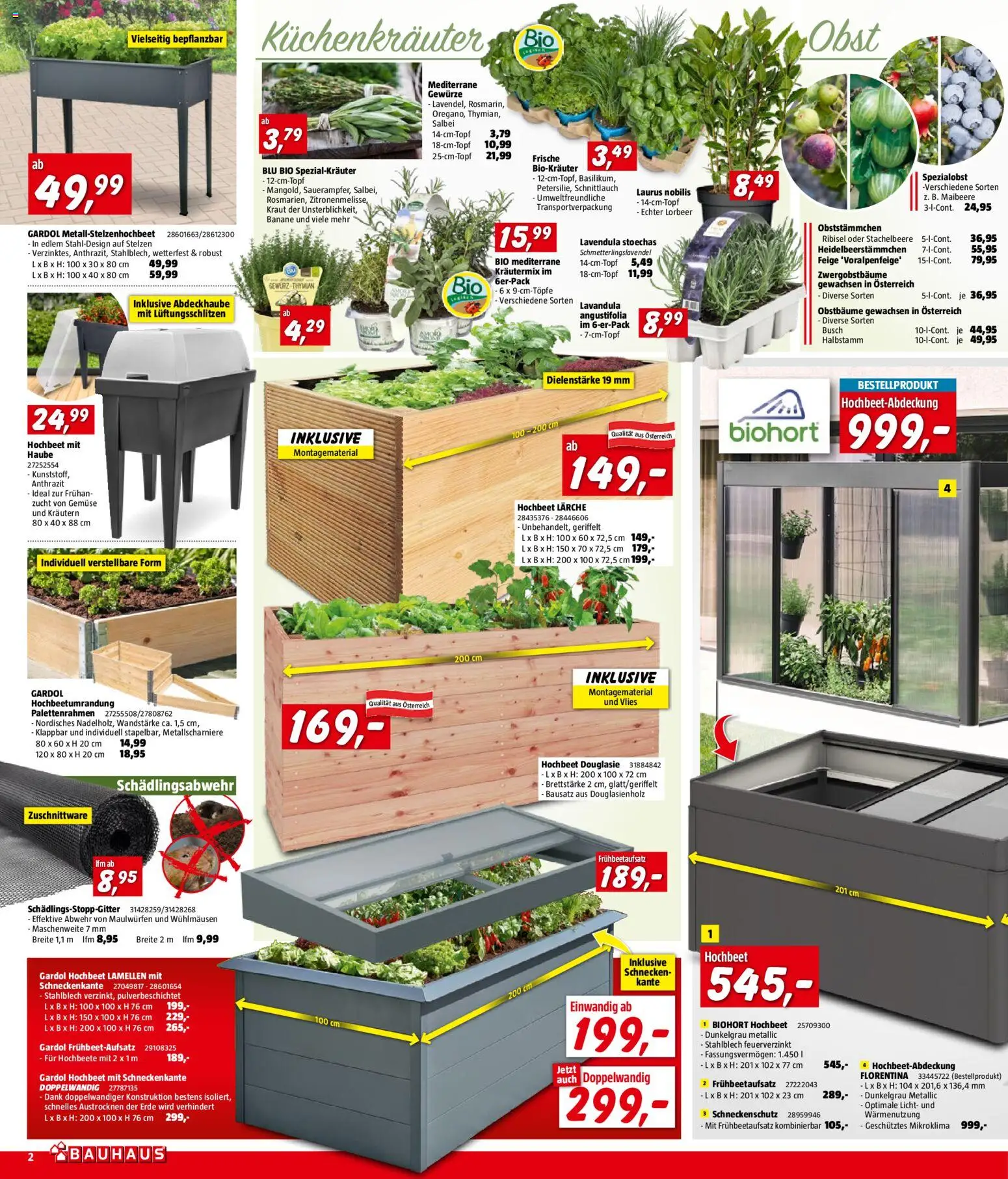Bauhaus Prospekt aktuell gültig ab 01.04.2026 | Seite: 2