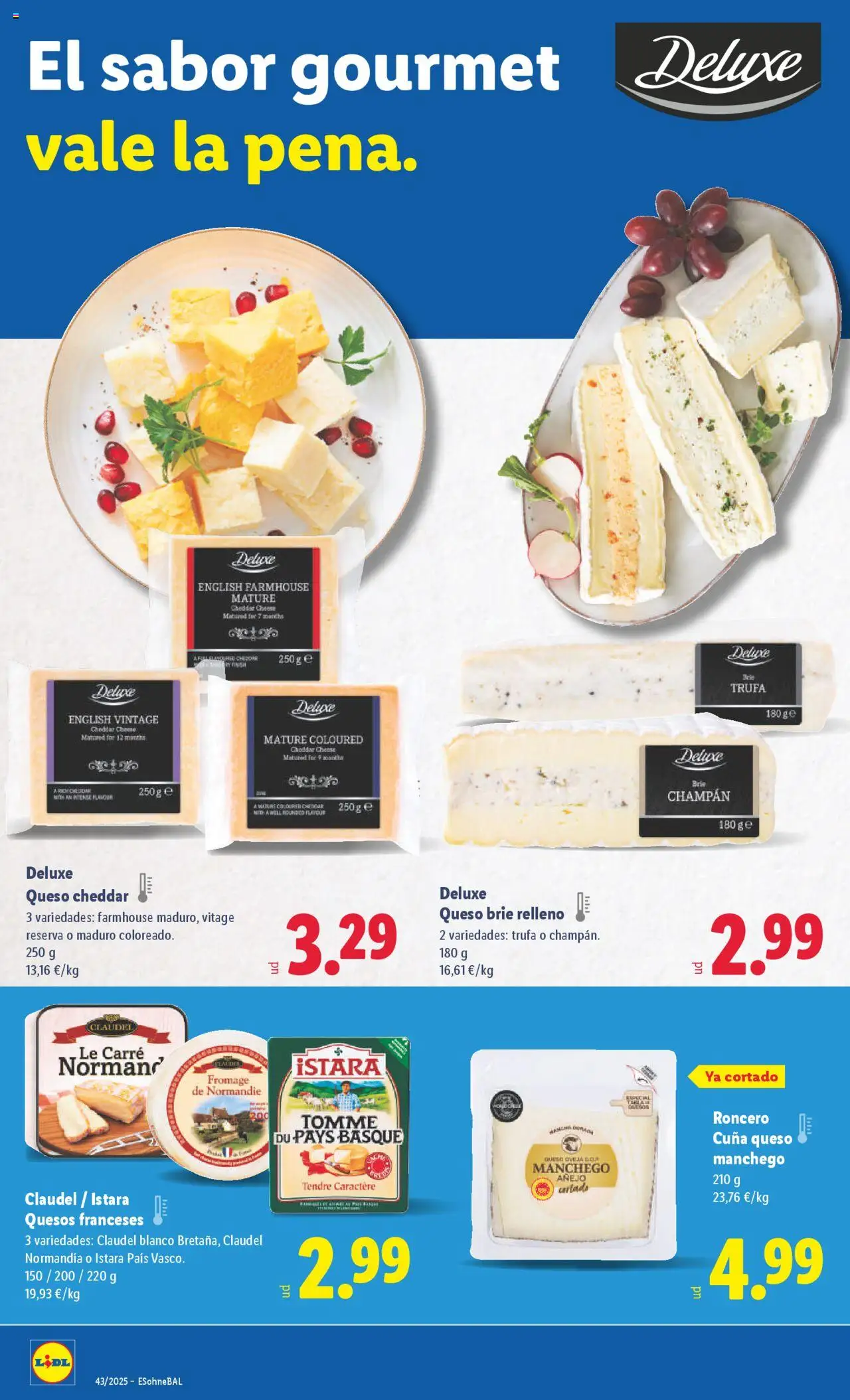 Lidl folleto │ válido desde el 20.10.2025 | Página: 34 | Productos: Queso, Cuna