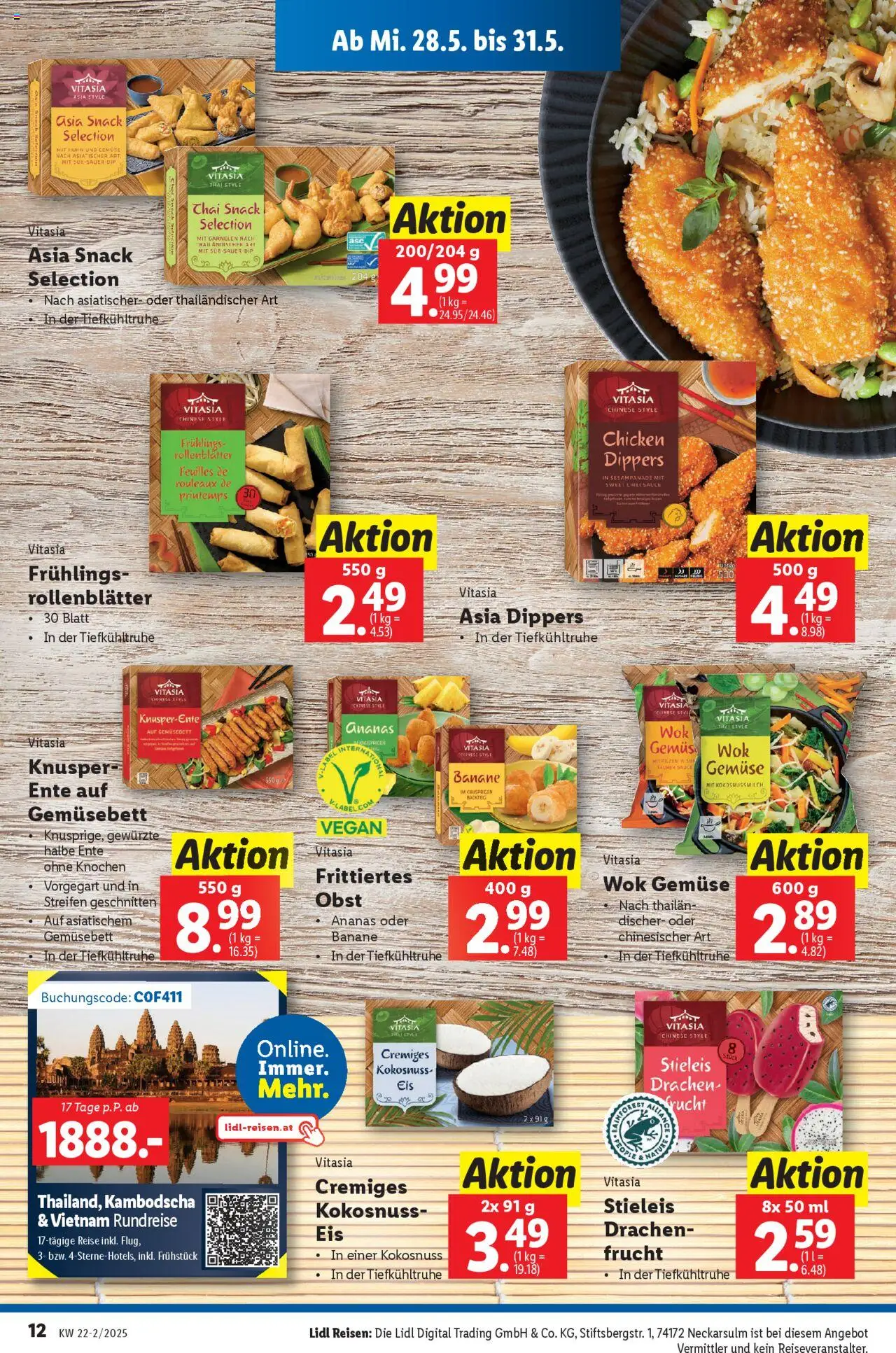 Lidl - Flugblatt gültig ab 28.05.2025 | Seite: 14 | Produkte: Gemüse, Obst, Chili, Ananas