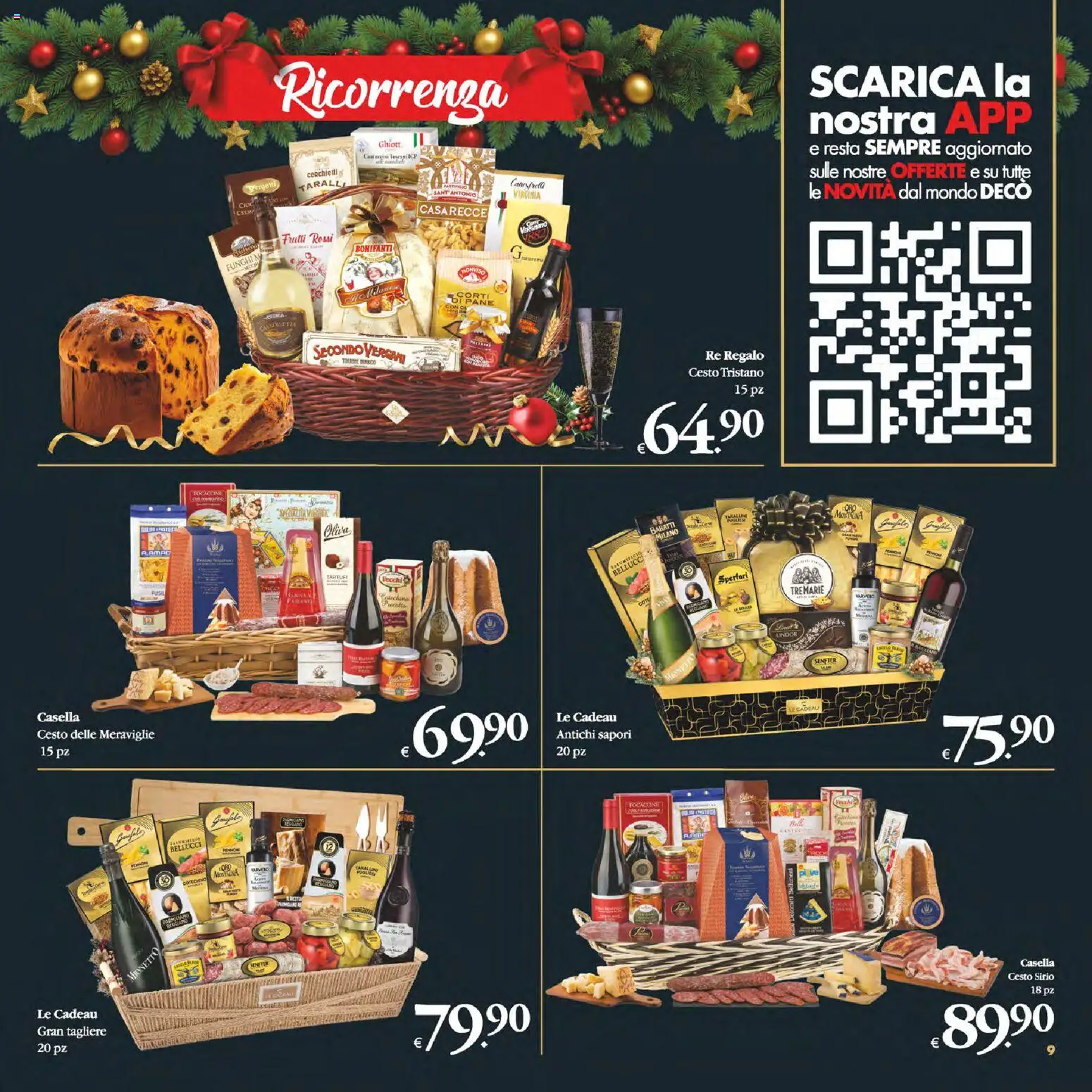 Volantino Decò del 16.12.2025 | Pagina: 9 | Prodotti: Pane, Tagliere, Taralli, Cotechino