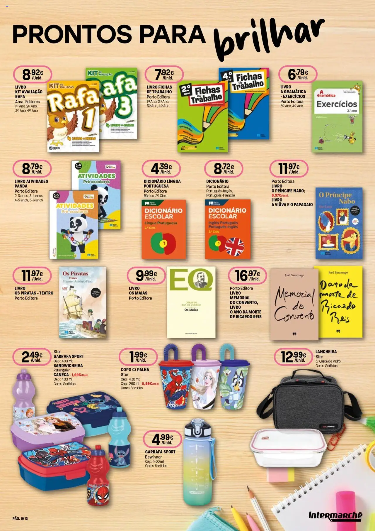 Intermarché folheto │ válido de 21.08.2025 | Página: 9 | Produtos: Papagaio, Caneca, Caixa