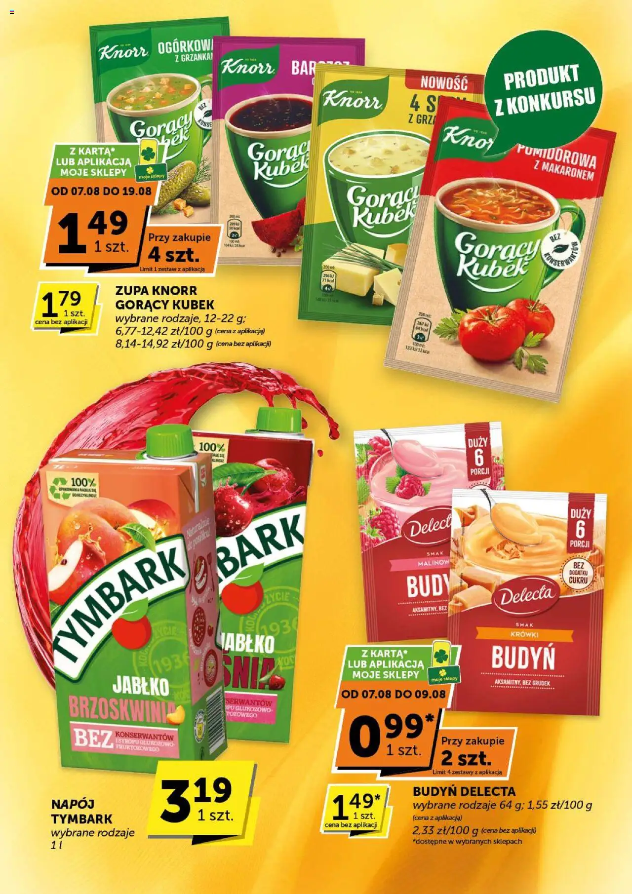 Groszek Gazetka od 07.08.2025 | Strona: 2 | Produkty: Gorący kubek, Zupa, Krówki