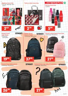 Interspar katalog | vrijedi od 23.07.2025 | Stranica: 11 | Proizvodi: Pernica, Coca cola, Ruksak, Bilježnica