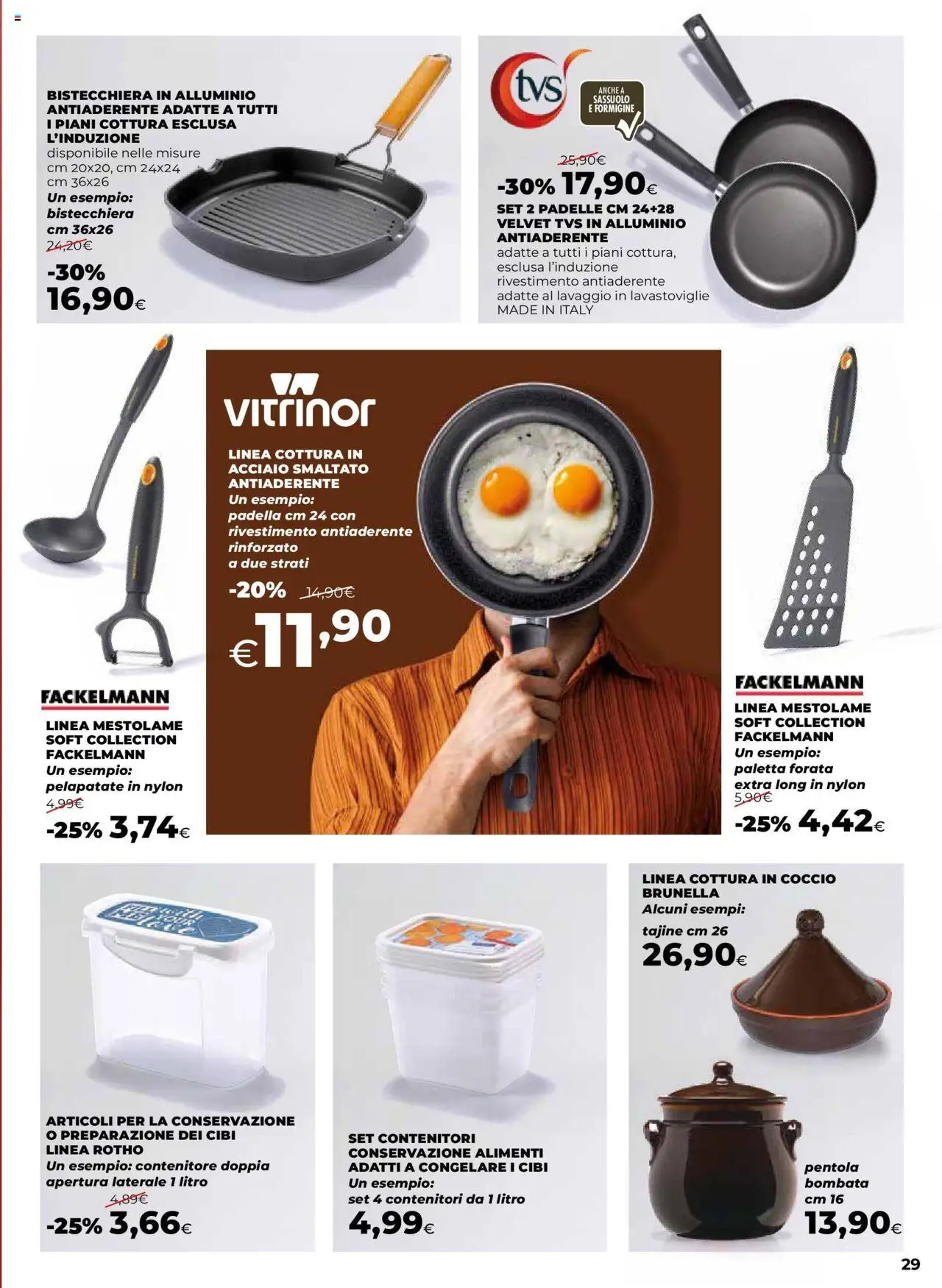 Volantino Ipercoop del 08.10.2025 | Pagina: 29 | Prodotti: Paletta, Bistecchiera, Lavastoviglie, Alluminio