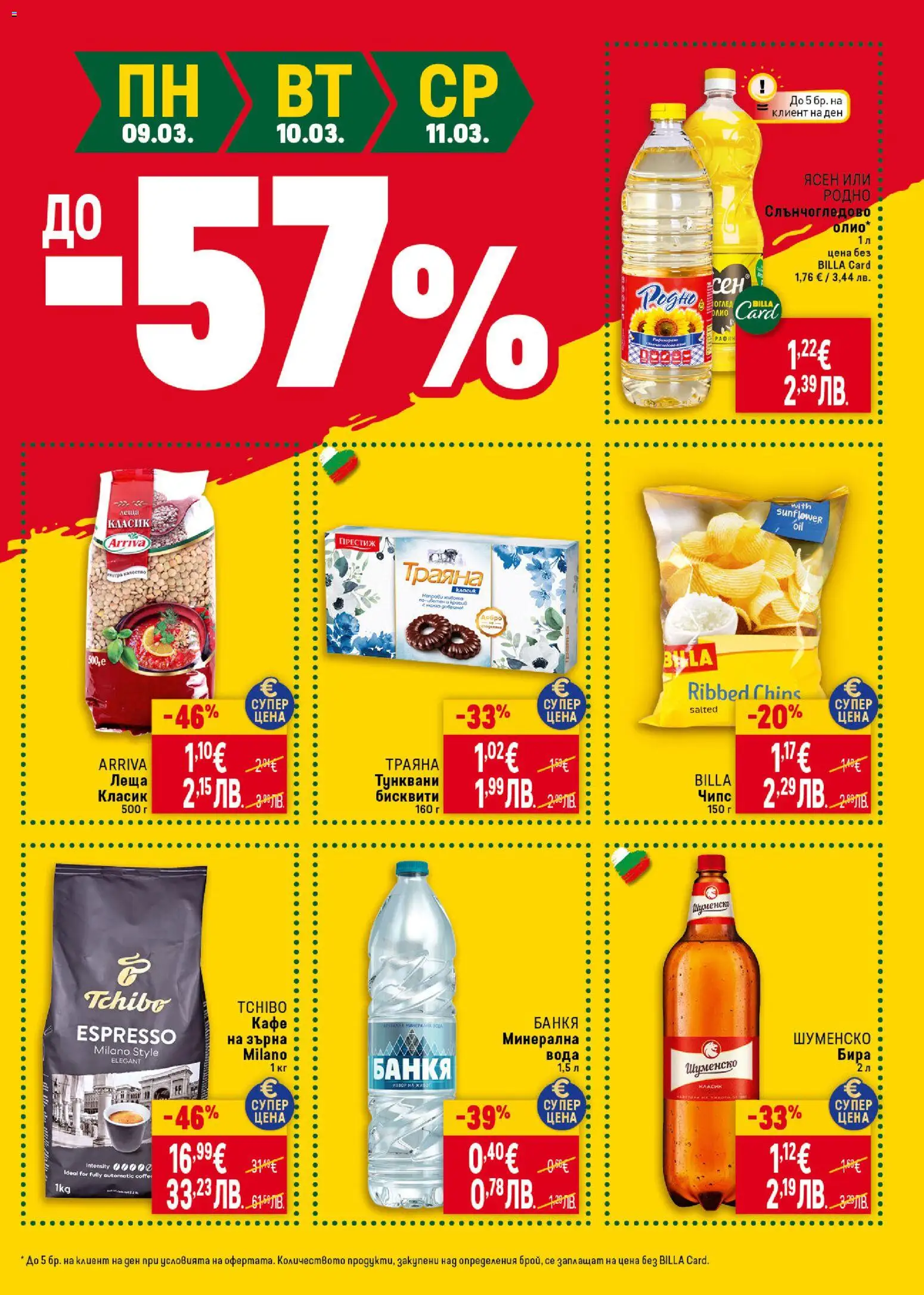 {H1} | Страница: 53 | Продукти: Чипс, Вода, Кафе, Минерална вода