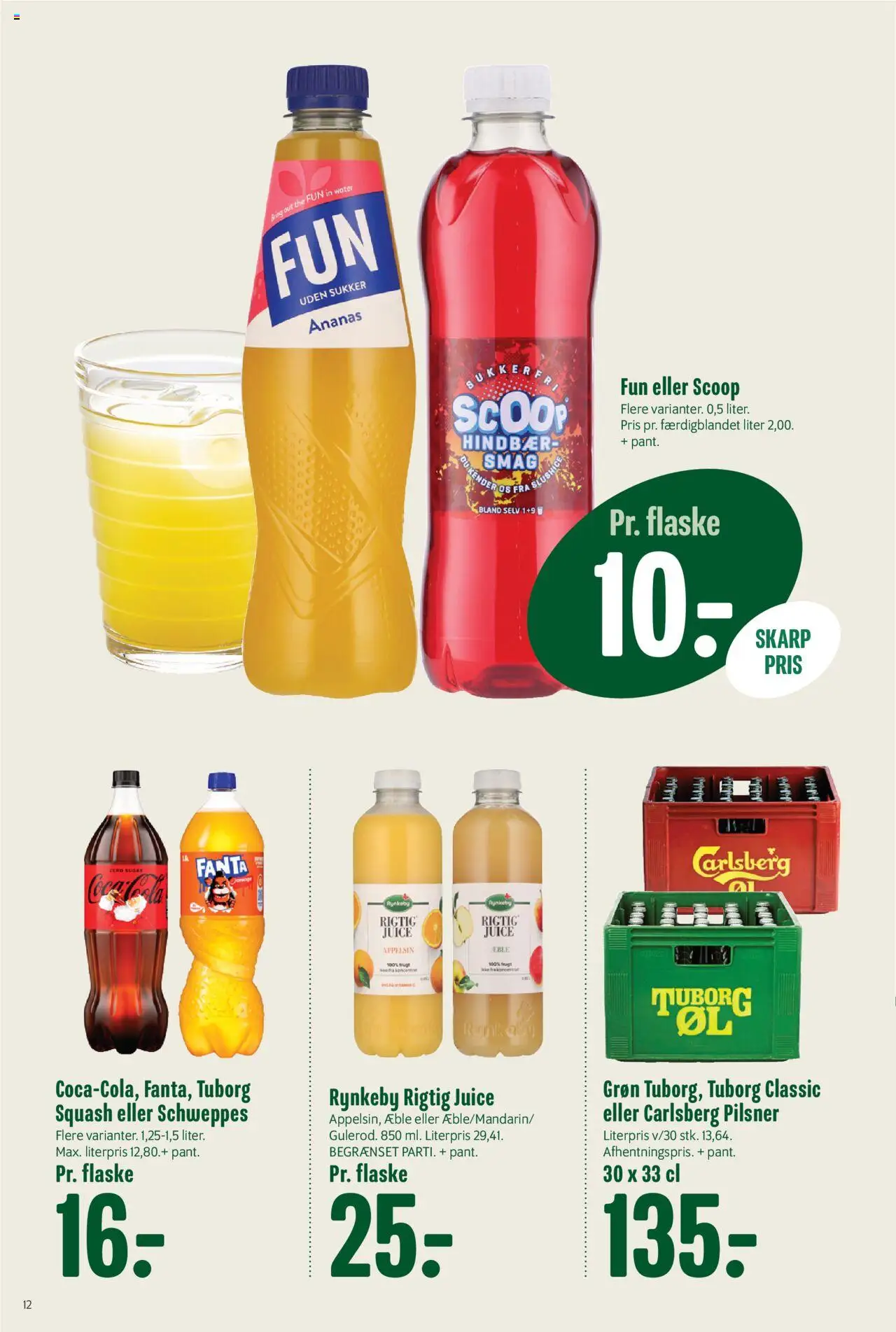 Min Købmand tilbudsavis – gyldig fra 10.10.2025 | Side: 12 | Produkter: Ananas, Coca Cola, Hindbær, Sukker