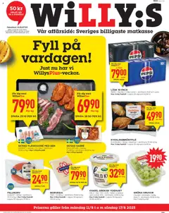 Willys - erbjudanden - Förhandsvisning av reklamblad från butik Willys aktuell från 11.08.2025
