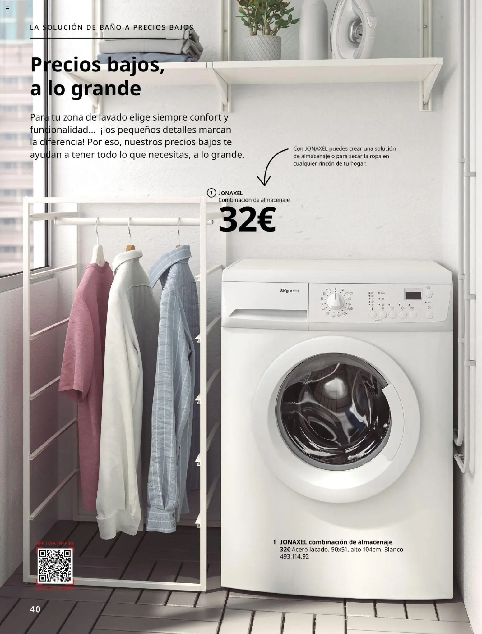 IKEA - Precios bajos │ válido desde el 13.04.2026 | Página: 40 | Productos: Té, Ropa, Almacenaje, Baño