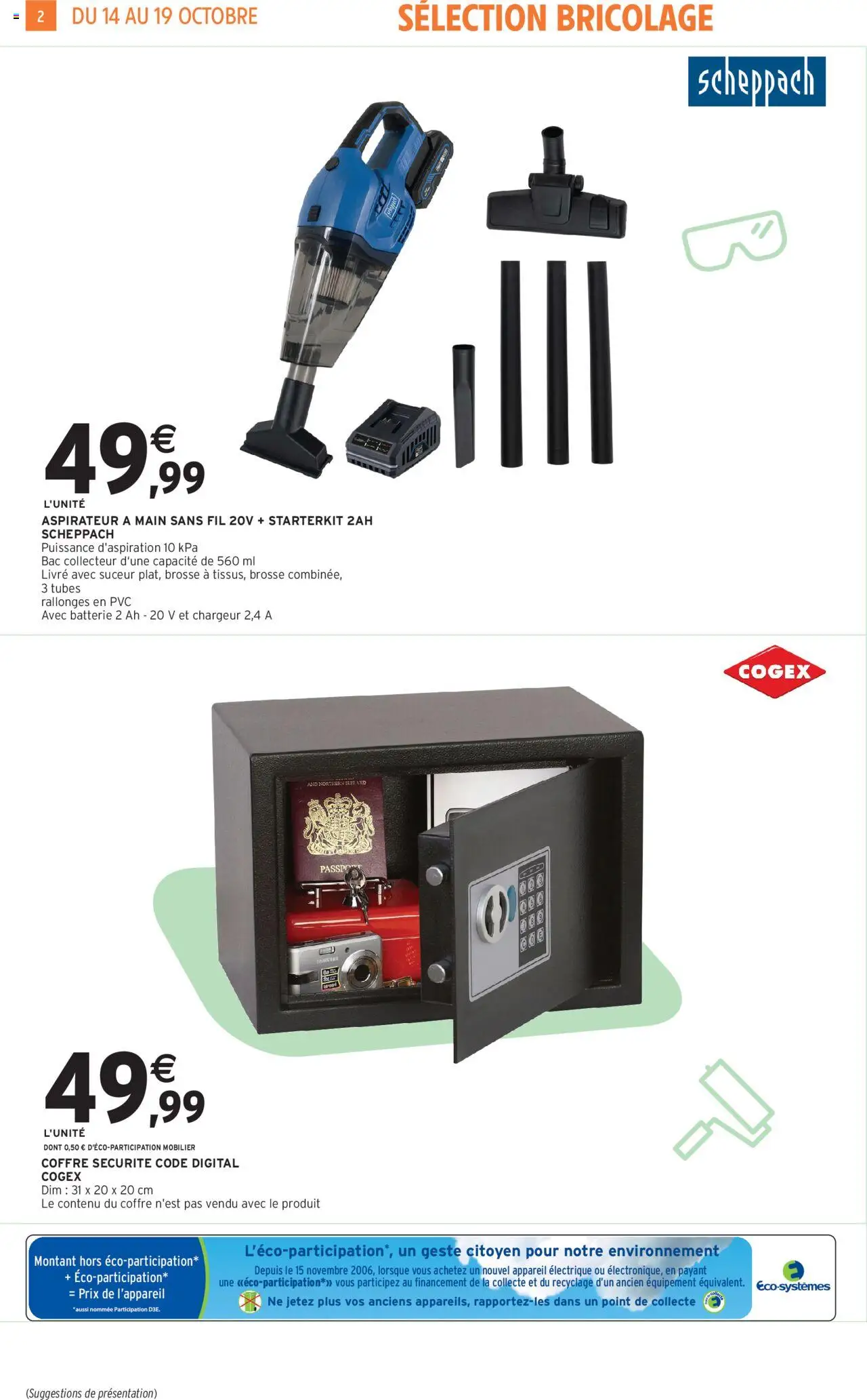 {H1} | Page: 2 | Produits: Aspirateur, Batterie, Thé, Livre
