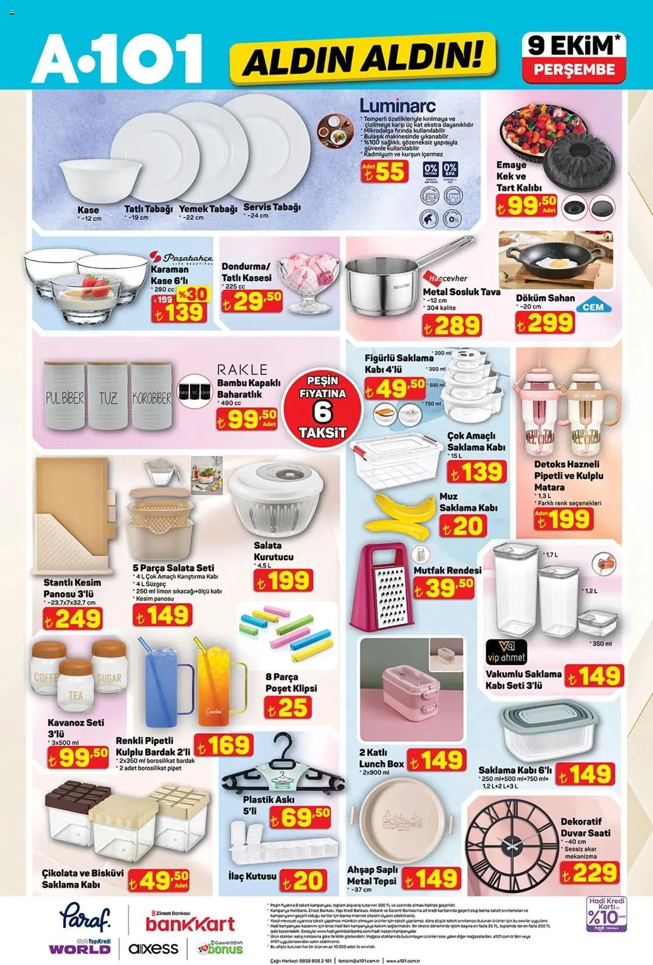A101 Katalog Aldın Aldın - 09.10.2025 tarihinden itibaren geçerlidir | Sayfa: 11 | Ürünler: Çikolata, Baharatlık, Salata, Zselatin