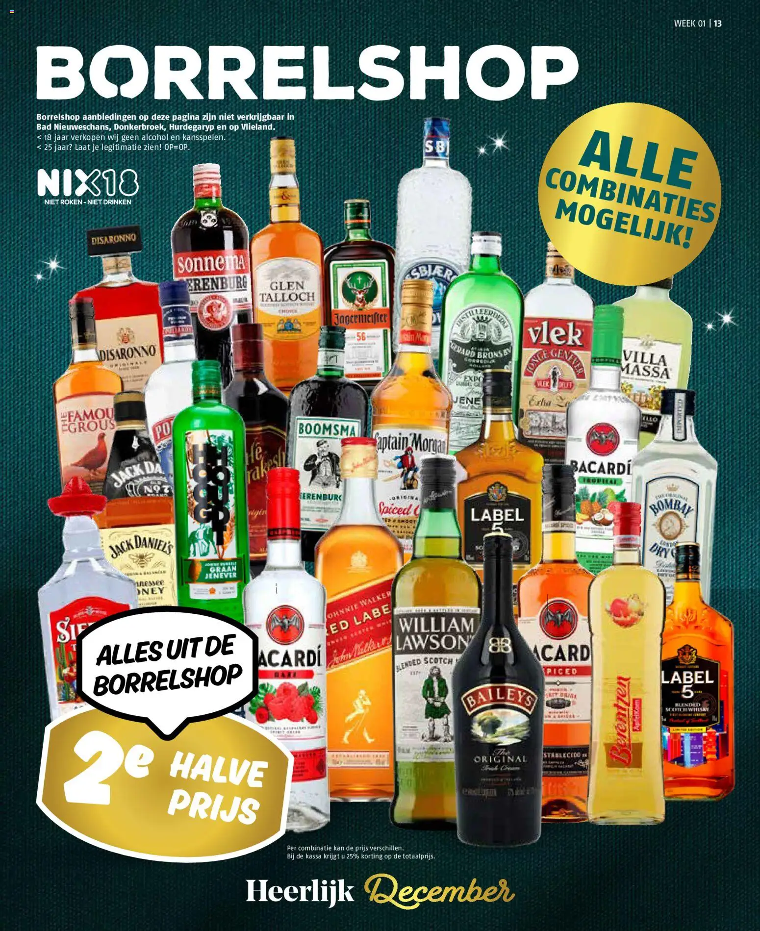 {H1} | Pagina: 13 | Producten: Kan, Whisky, Bad, Alcohol