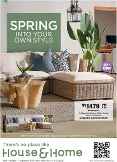 Preview of House and Home specials valid from 18.08.2025